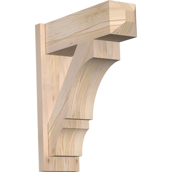 Ekena Millwork Balboa Smooth Craftsman Outlooker, Douglas Fir, 7 1/2"W x 22"D x 26"H OUT08X22X26BOA04SDF - main